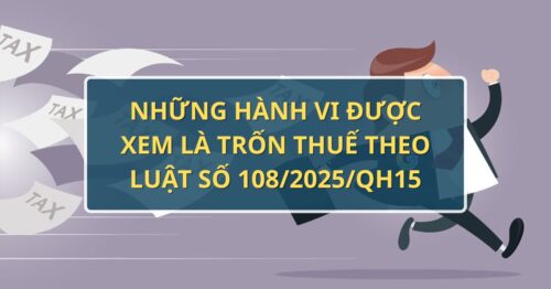 nhung hanh vi duoc xem la tron thue